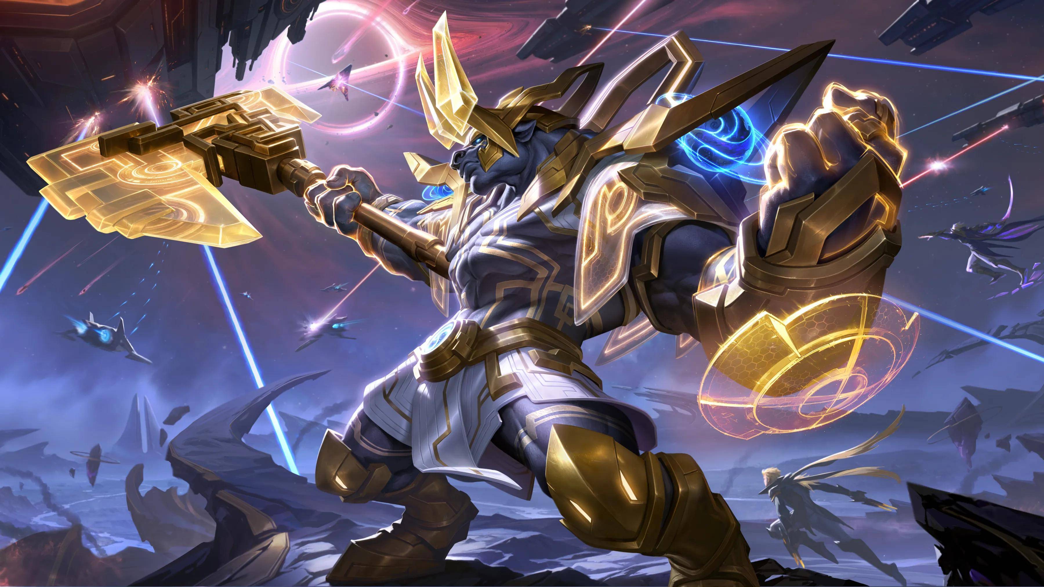 缺失的女性坦克回头看月亮，点燃光来帮助Xun获得三杀。 JD Gaming 中路和打野展现了他们的实力，拉回了一座城市。